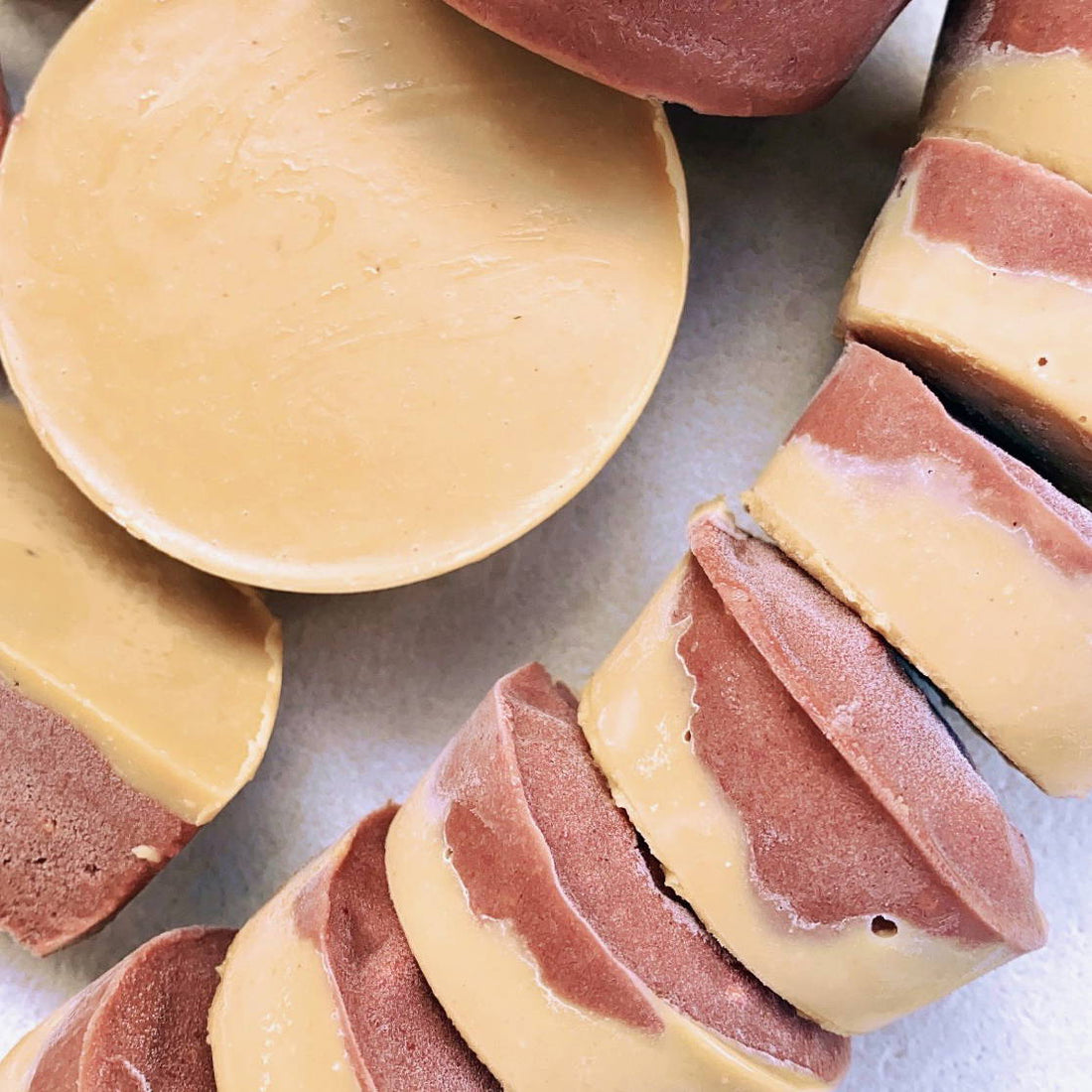 Choc-Berry And Peanut Butter Smoothie Cups