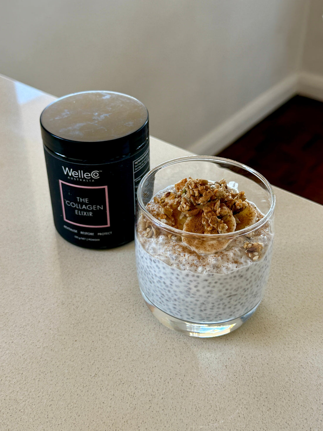Collagen Chia Pudding