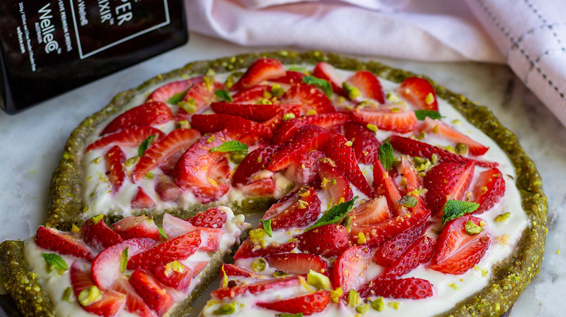 Super Elixir Middle Eastern Breakfast Pizza