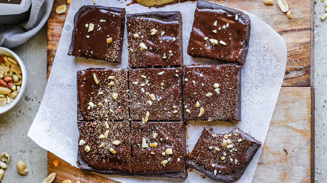 Raw Chocolate Protein Brownies