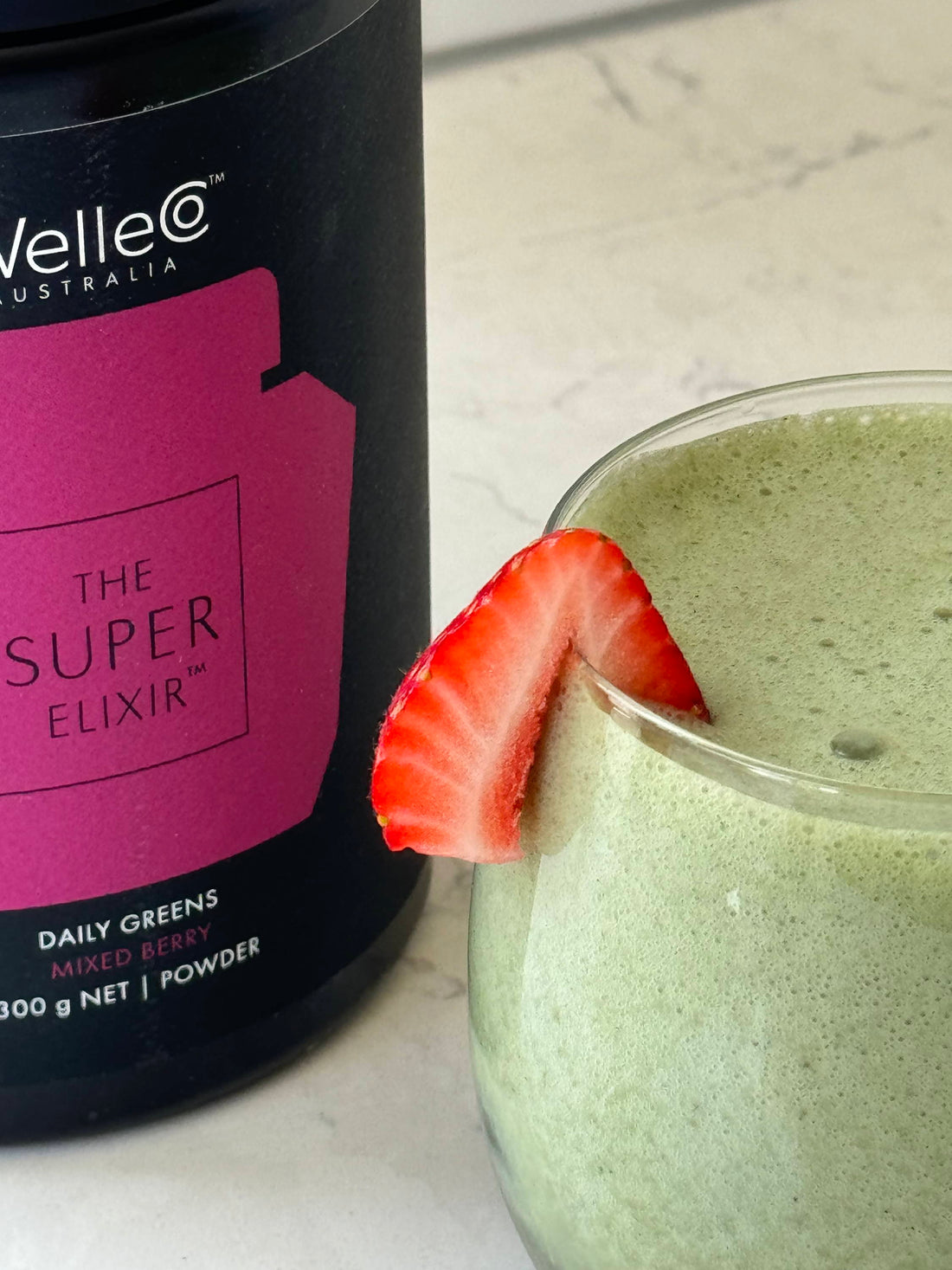 Iced Mixed Berry latte