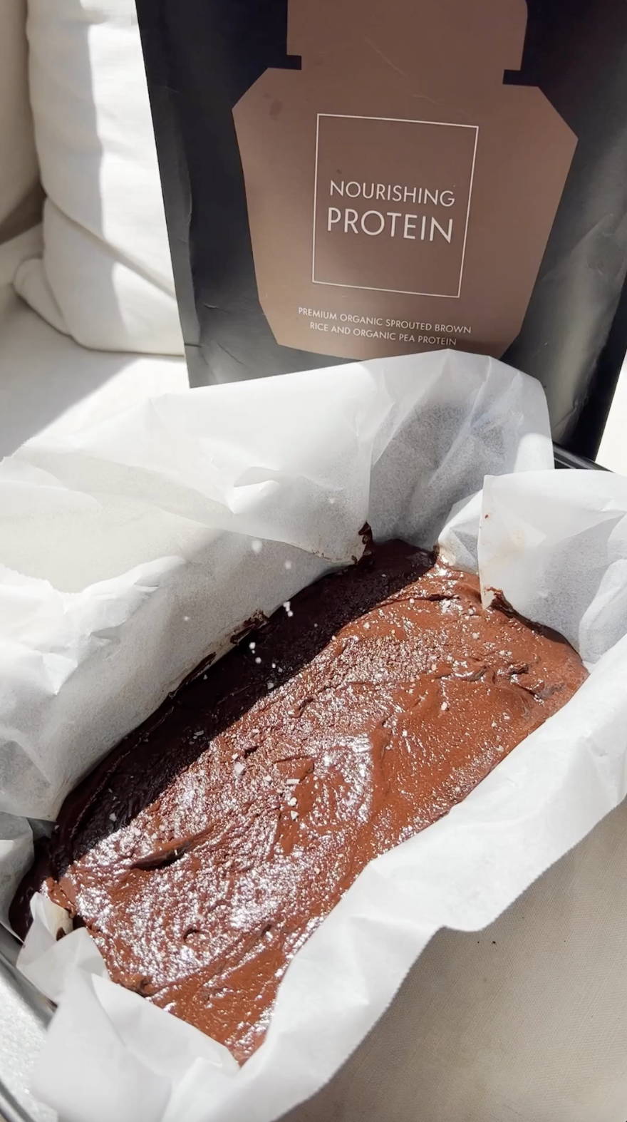 Super Double Choc Protein Fudge Brownies