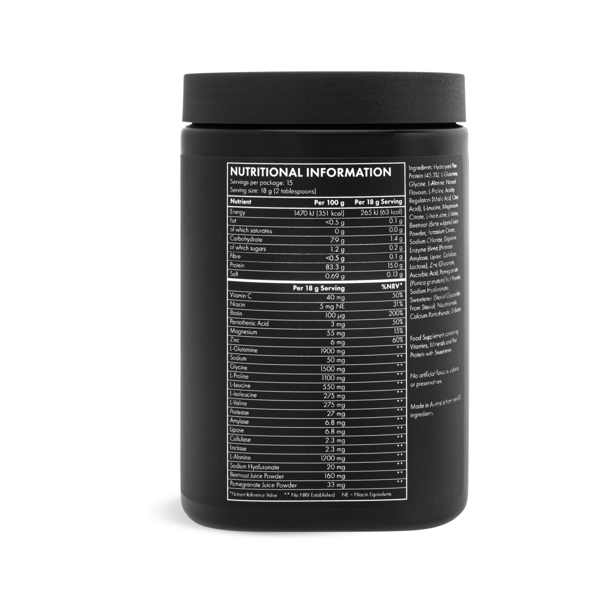 The HydroProtein Elixir