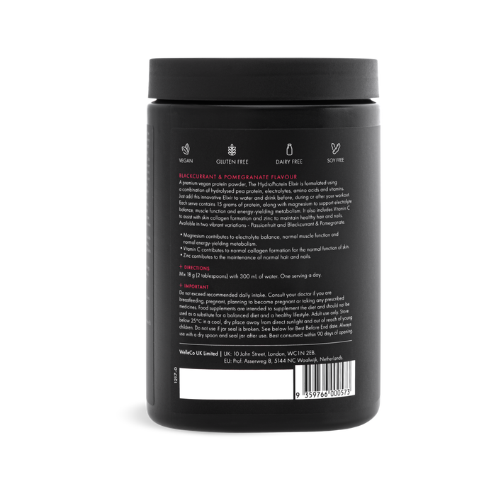 The HydroProtein Elixir