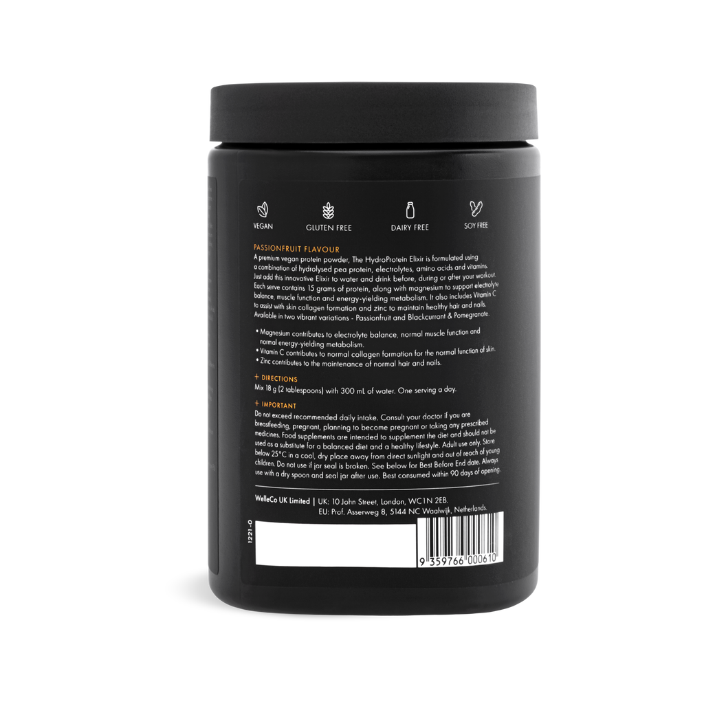 The HydroProtein Elixir