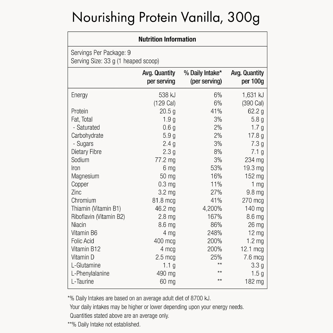 1::Unflavoured 300g + Vanilla Protein 300g
